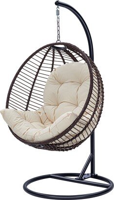 Round Shape Swing Chair Patio Graden Home