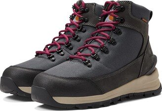 Gilmore Waterproof 6 Alloy Toe Work Hiker (Dark Grey Nubuck/Fabric) Women's Shoes