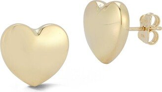 Ember Fine Jewelry 14K Statement Puffed Heart Studs