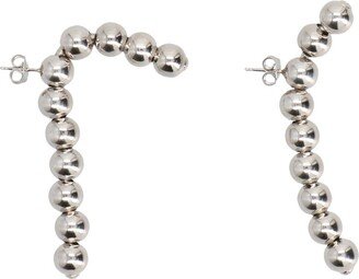 Bead-Detailed High Shine Earrings