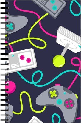 Notebooks: Video Game Gear - Multicolor Notebook, 5X8, Multicolor