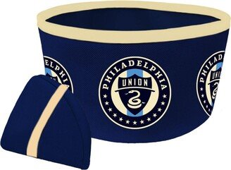 All Star Dogs Philadelphia Union Collapsible Travel Dog Bowl