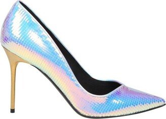 Ruby Iridescent Pumps