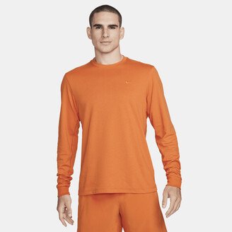 Men's Primary Dri-FIT Long-Sleeve Versatile Top in Orange