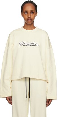 White Appliqué Sweatshirt