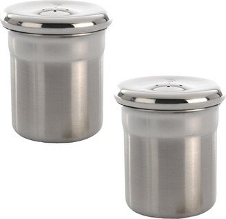 Essentials 2Pc 18/10 Stainless Steel Salt & Pepper Set