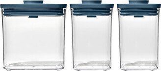 OXO Good Grips 3-Piece POP Container Set Storm Blue