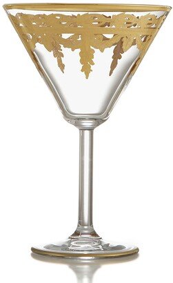 Vetro Gold Martini Glass