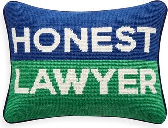 Honest Lawyer Needlepoint Pillow