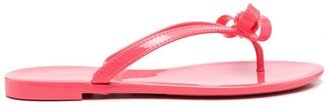 Bow-Detail Flip Flops