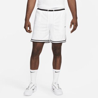 Men's Dri-FIT DNA 6 Basketball Shorts in White