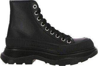 Logo Detailed Lace-Up Boots-AB