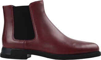 Iman Ankle Boots Burgundy