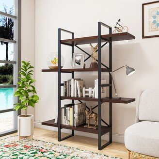 4 Shelf Display Bookcase by DAVEE FURNITURE INC 47.24” W x 11.34” D x 56.69” H - 47.24*56.69*11.34