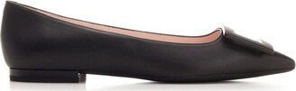 Gommettine Pointed-Toe Flat Shoes