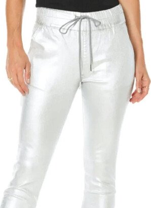 Easy Skinny Pant In Silver Foil