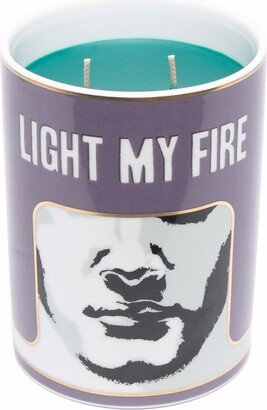 Light My Fire slogan candle