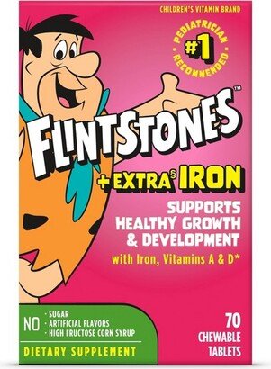 The Flintstones Flintstones Children's with Iron Chewable Multivitamin - 70ct