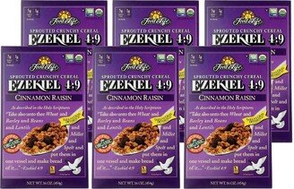 Food For Life Ezekiel 4:9 Cinnamon Raisin Sprouted Crunchy Cereal - Case of 6/16 oz