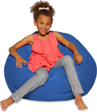 Posh Creations Kids Bean Bag Chair, Big Comfy Chair - Machine Washable Cover-AA