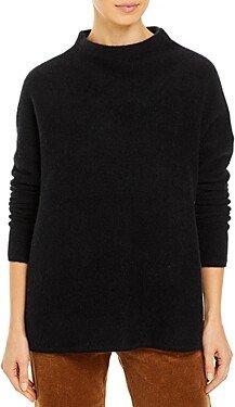 C by Bloomingdale's Cashmere Mock Neck Brushed Cashmere Sweater - 100% Exclusive