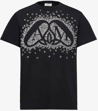 Men's Exploded Charm T-Shirt In Black/white