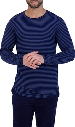 Stripe Cotton Blend T-Shirt