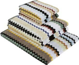 MISSONI HOME COLLECTION Set of 5 Curt towels