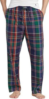 Woven PJ Pants (Academy Plaid/RL2000 Red PP) Men's Pajama