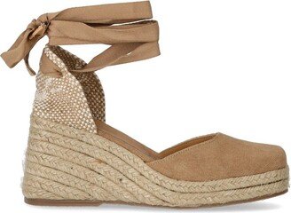 Tina Caramel Espadrille With Wedge