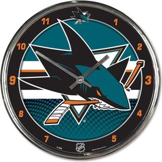 Wincraft San Jose Sharks Chrome Wall Clock