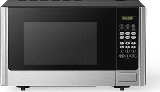 Black+Decker 900 Watt 0.9 Cubic Feet Microwave with Digital Touch Controls and Display, Stainless Steel