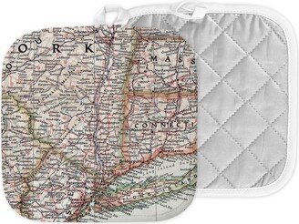 Hudson Valley New York Map Hot Pad - Pot Holder Kitchen Airbnb Gift