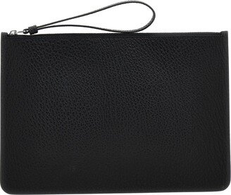 'stitching' Logo Clutch Bag-AB