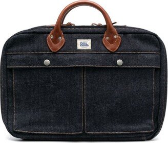 Denim Laptop Briefcase