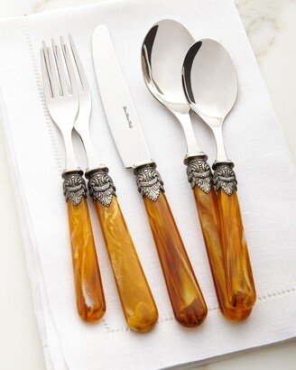 Napoleon 20-Piece Flatware Set, Amber Marble