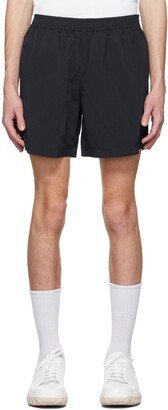 Navy Nylon High Density Tech Shorts