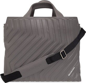 Car East-West Embossed Medium Tote Bag