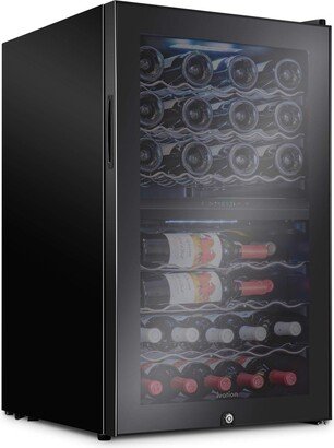 Freestanding Wine Refrigerator, 43 Bottle Wine Cooler