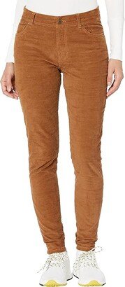 Karuna Cord Five-Pocket Skinny Pants (Brown Sugar) Women's Casual Pants