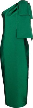 Josselin bow-embellished midi dress