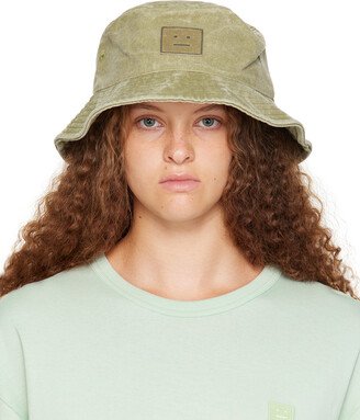 Khaki Patch Bucket Hat