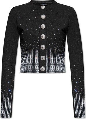 Embellished Cropped Cardigan