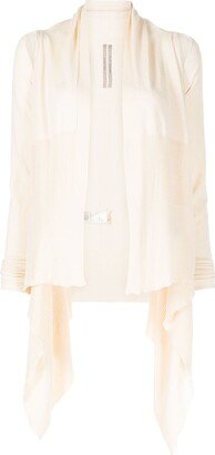 Cut-Out Draped Cardigan