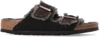 Arizona Double Strap Shearling Sandals