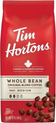 Tim Hortons Medium Roast Whole Bean Coffee - 12oz