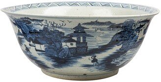 Legend of ASIA Large Dynasty Porcelain Bowl Landscape Motif