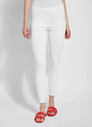 Toothpick Denim Leggings In White