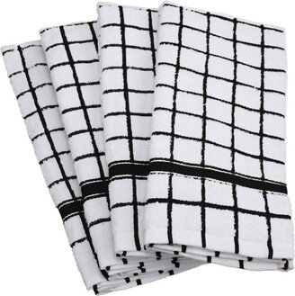 Windowpane Terry Dishtowel, Set of 4