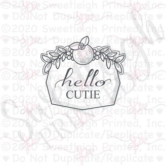 Modern Cutie Plaque Cookie Cutter